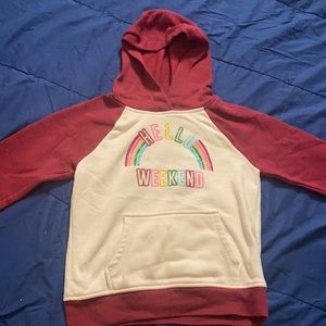maroon hoodie size 7/8 (no refunds)